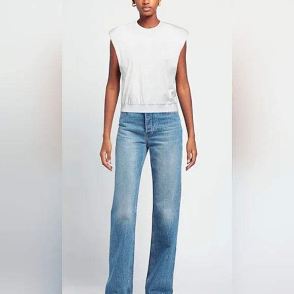 Alice + Olivia Basic White Tee Size XS - Picture 6 of 7